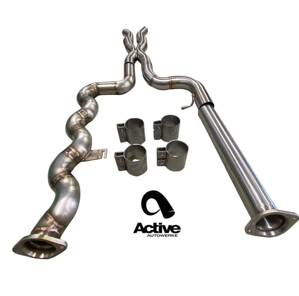 アクティブ Active Autowerke Equal Length Mid Pipe Kit - BMW G87 M2