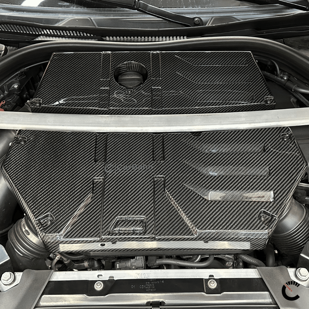 CarBahn Engine Bay Carbon Fiber Engine Cover | BMW X3M/X4M