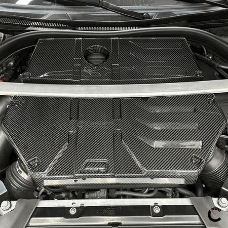 CarBahn Engine Bay Carbon Fiber Engine Cover | BMW X3M/X4M