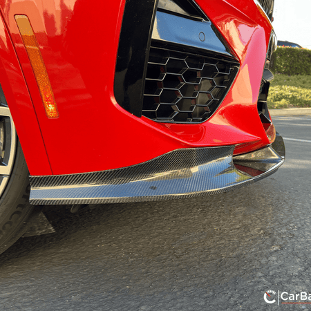 CarBahn Front Lip Gloss Carbon Fiber Front Splitter | BMW X3M/X4M