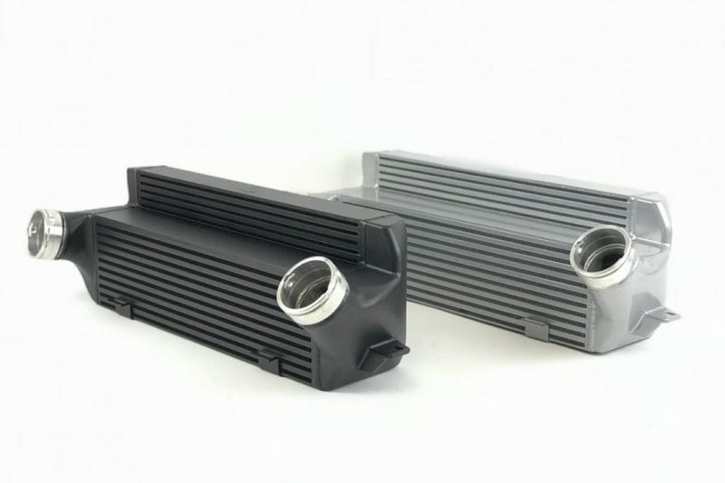 CSF Intercoolers CSF 04-13 BMW 335i/xi (E90/E91/E92/E93) High Performance Stepped Core Bar/Plate Intercooler - Black