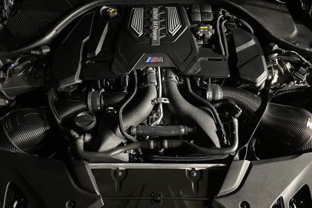 CSF Intercoolers CSF 16-21 BMW M5 (F90) / 17-21 BMW M8 (F91/F92/F93) Twin Charge-Air-Cooler Set - Crinkle Black