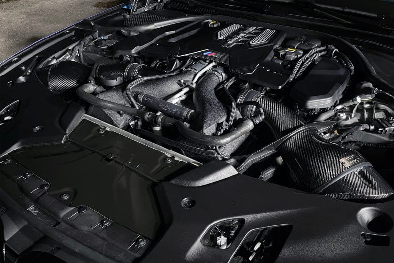 CSF Intercoolers CSF 16-21 BMW M5 (F90) / 17-21 BMW M8 (F91/F92/F93) Twin Charge-Air-Cooler Set - Crinkle Black