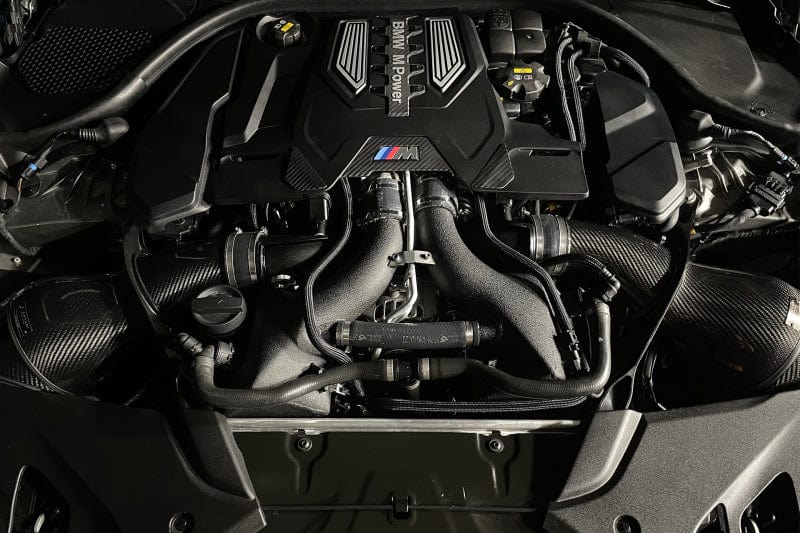 CSF Intercoolers CSF 16-21 BMW M5 (F90) / 17-21 BMW M8 (F91/F92/F93) Twin Charge-Air-Cooler Set - Crinkle Black