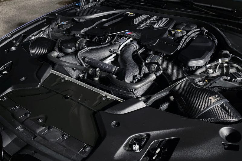 CSF Intercoolers CSF 16-21 BMW M5 (F90) / 17-21 BMW M8 (F91/F92/F93) Twin Charge-Air-Cooler Set - Crinkle Black