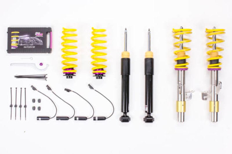 KW Coilovers KW Coilover Kit V2 BMW 3 Series F30 6-Cyl w/ EDC Bundle