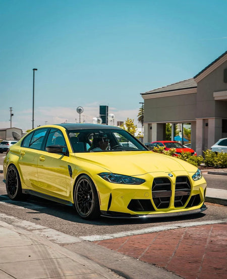 Suvneer Exterior BMW G8x M3 M4 J Style Carbon Fiber Front Lip