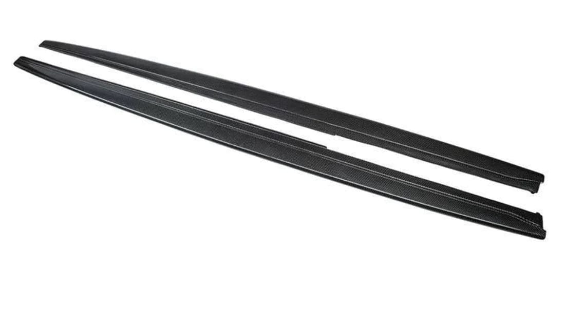 West Coast Euros Exterior BMW F30 3 Series Carbon Fiber Side Skirt Extension (M Sport)