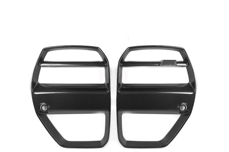 West Coast Euros Grille V Style Dry Carbon Fiber Front Grille Replacement - G80 M3 / G82 M4