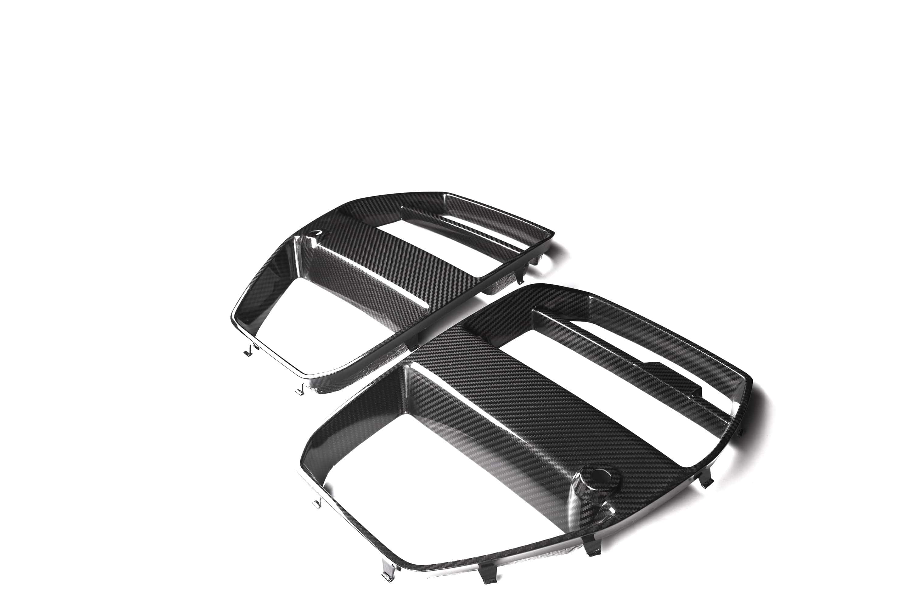 West Coast Euros Grille V Style Dry Carbon Fiber Front Grille Replacement - G80 M3 / G82 M4