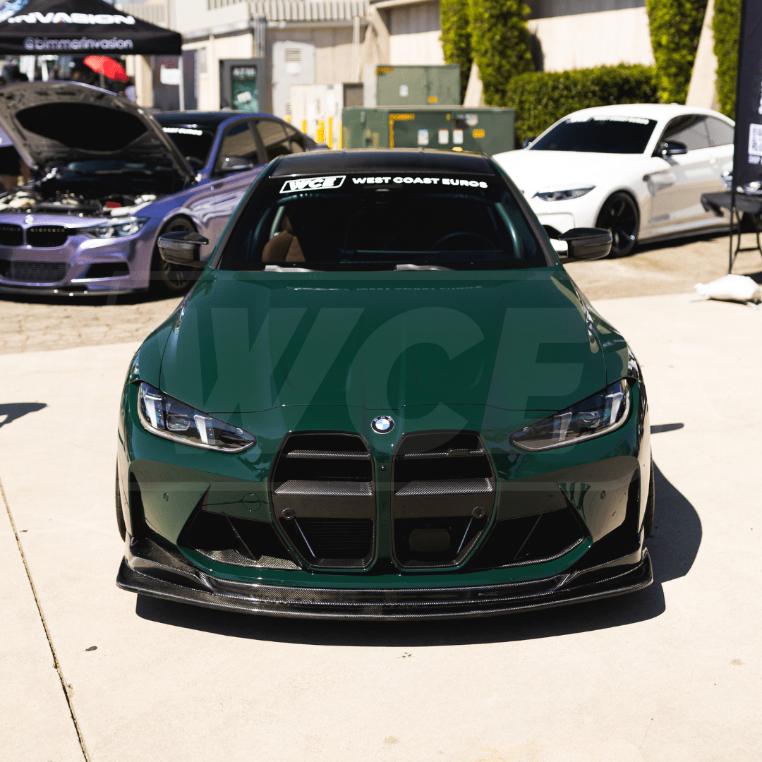 West Coast Euros Grille V Style Dry Carbon Fiber Front Grille Replacement - G80 M3 / G82 M4