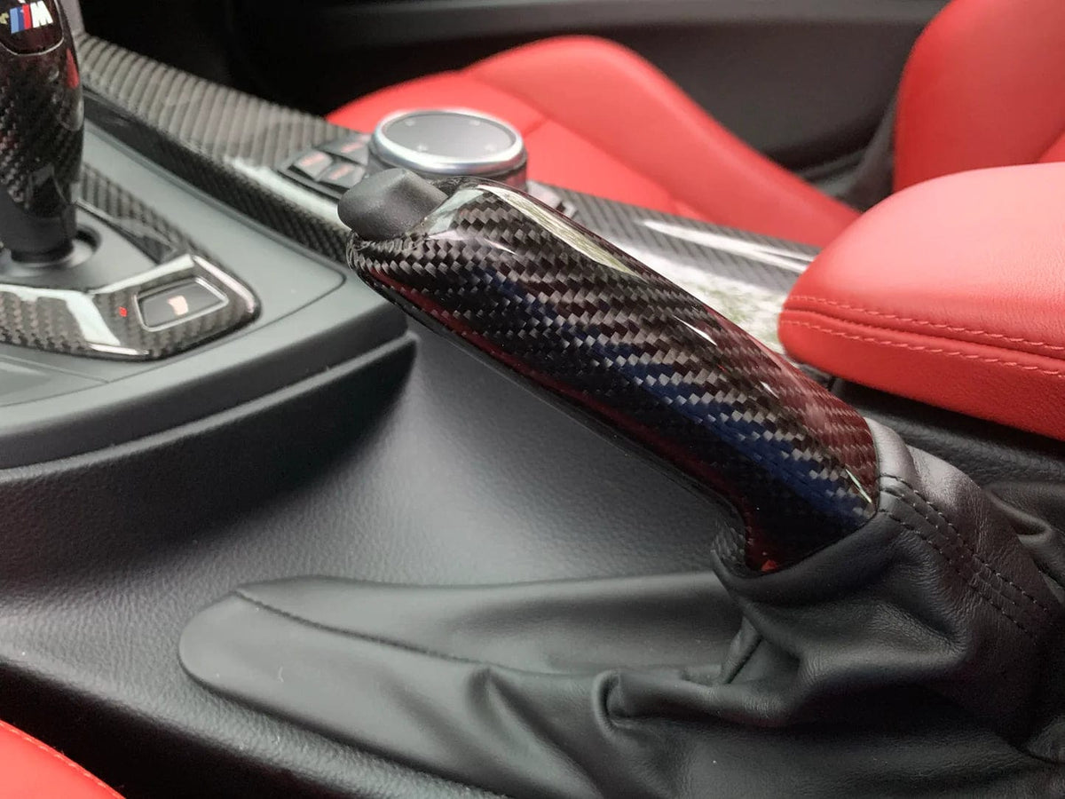 West Coast Euros Interior Carbon Fiber Handbrake Cover (E & F Chassis)
