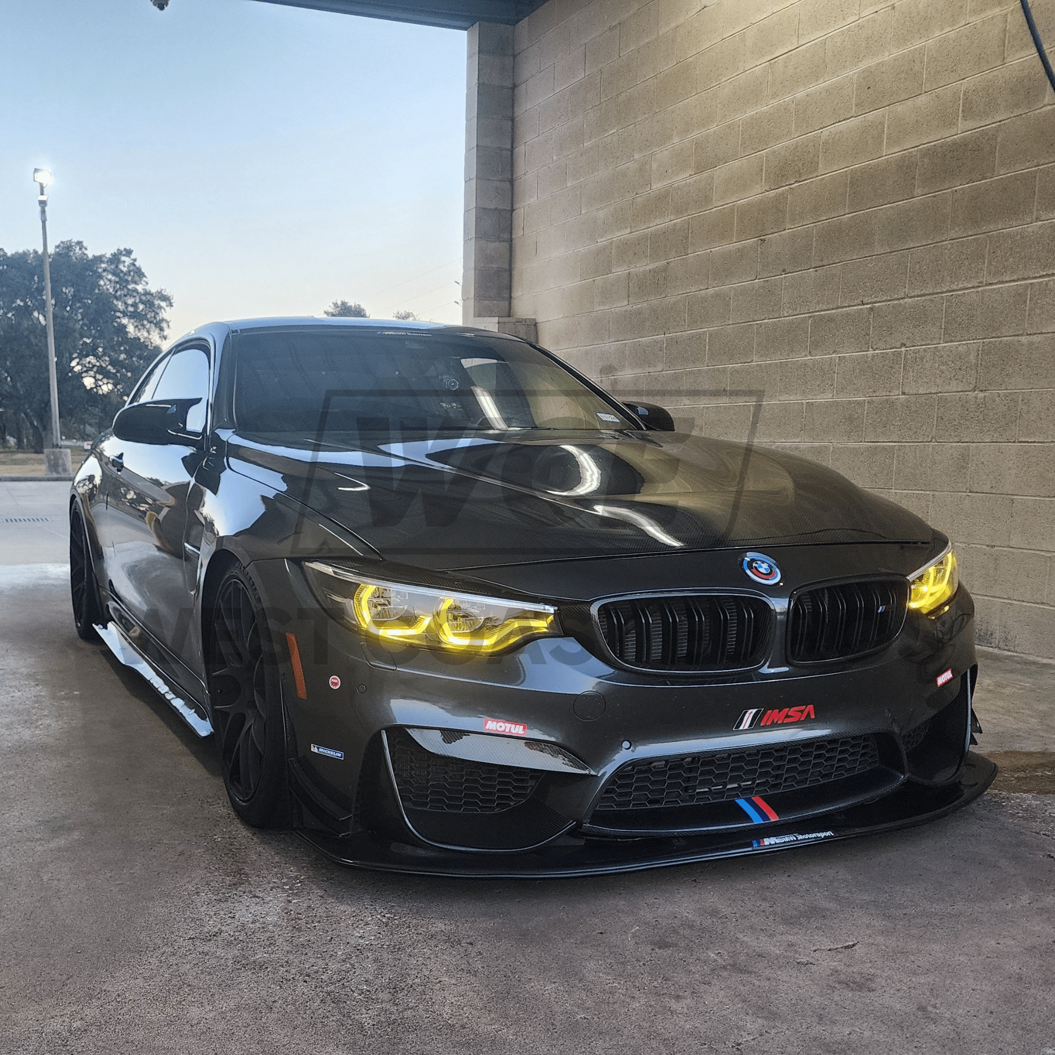 West Coast Euros Lighting IKON II Style Color Switching LED Headlights (YELLOW/WHITE) - BMW F80 M3 / F82 M4 / F32 4 Series