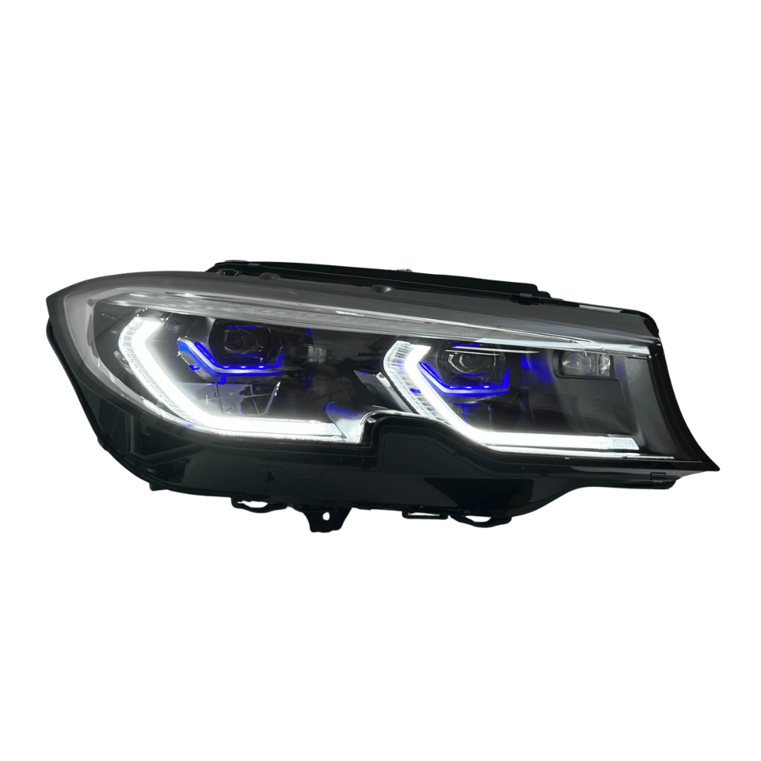 West Coast Euros Lighting Laser Style LED Yellow/White Color Switching Headlights V2 - G20 3 Series (Pre-LCI Non-Laser Only)