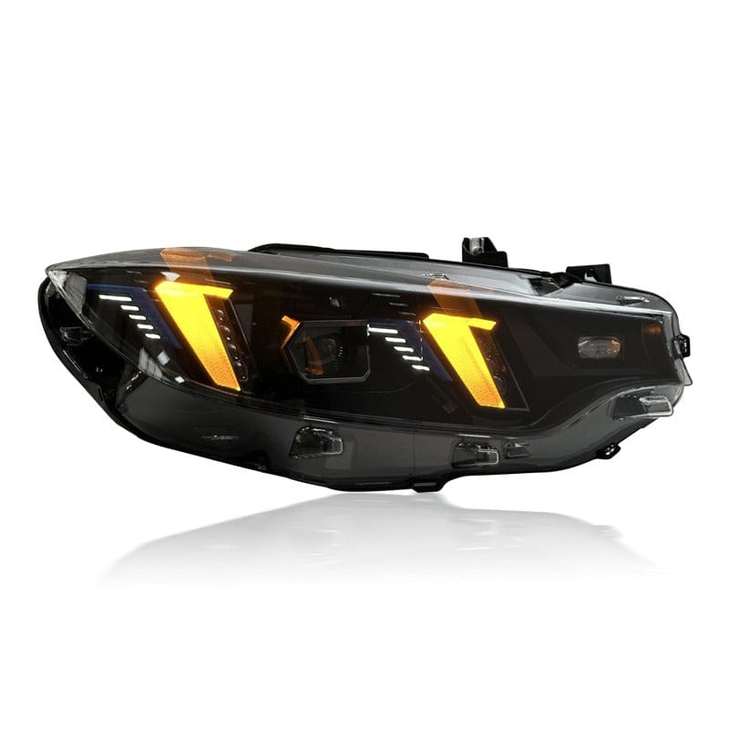West Coast Euros Lighting Snake Eye Style Yellow/White Color Switching LED Headlights - F80 M3 / F82 M4 / F32 4 Series