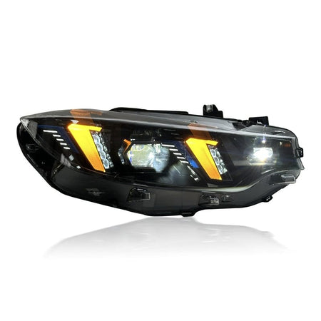 West Coast Euros Lighting Snake Eye Style Yellow/White Color Switching LED Headlights - F80 M3 / F82 M4 / F32 4 Series