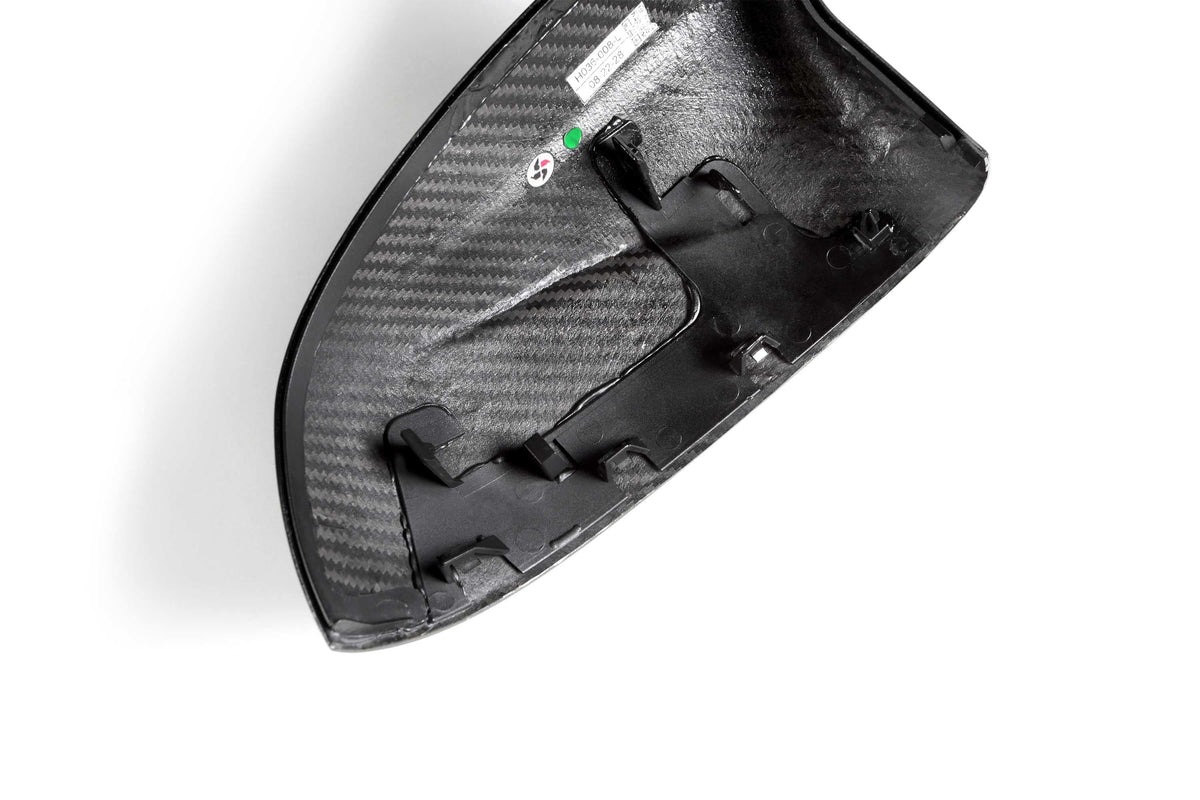 West Coast Euros Mirror Caps Dry Carbon Fiber Mirror Caps - F95 X5M / F96 X6M