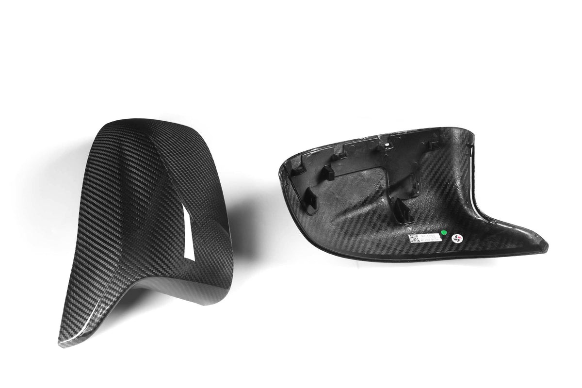 West Coast Euros Mirror Caps Dry Carbon Fiber Mirror Caps - F95 X5M / F96 X6M