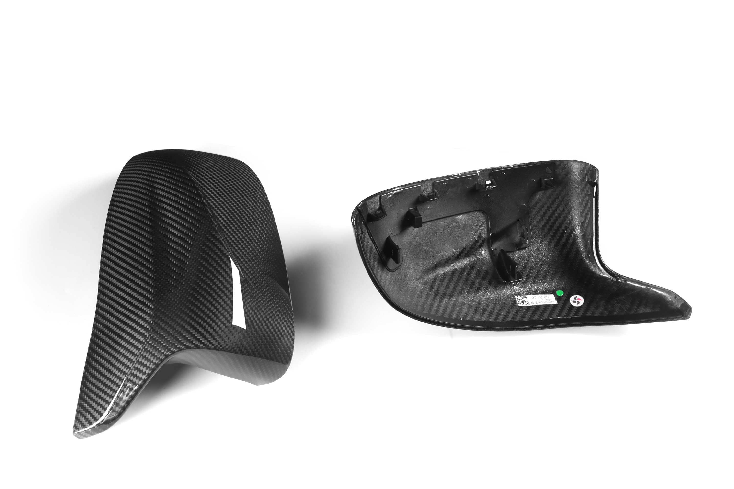 West Coast Euros Mirror Caps Dry Carbon Fiber Mirror Caps - F95 X5M / F96 X6M