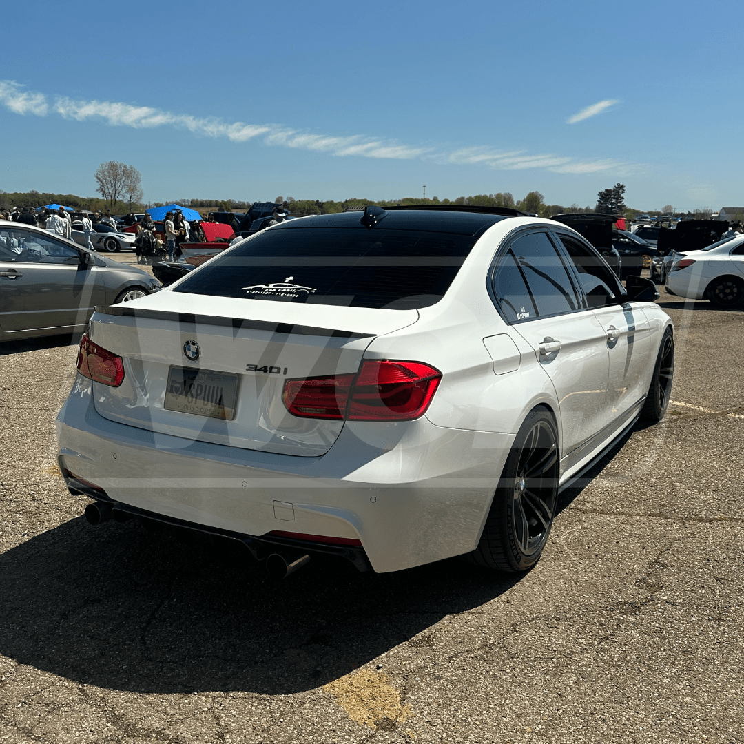West Coast Euros Side Skirts Performance Style Carbon Fiber Side Skirt Extension (M Sport) - BMW F30 3 Series