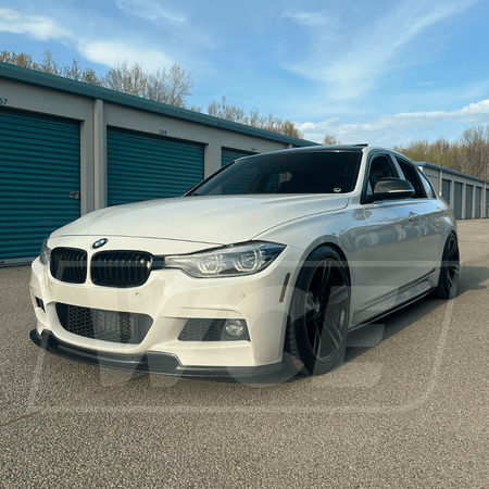 West Coast Euros Side Skirts Performance Style Carbon Fiber Side Skirt Extension (M Sport) - BMW F30 3 Series