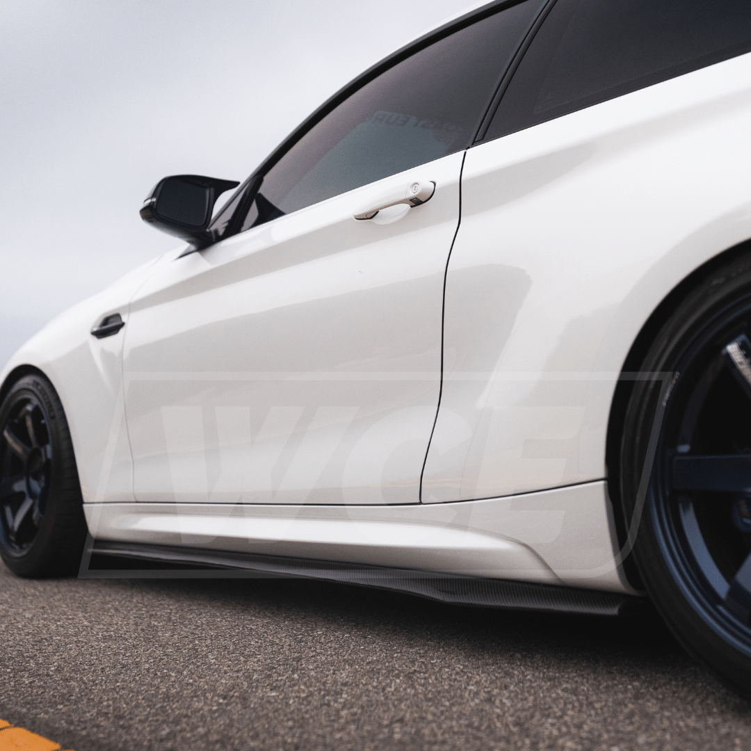 West Coast Euros Side Skirts R1 Style Carbon Fiber Side Skirts - BMW F87 M2