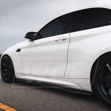 West Coast Euros Side Skirts R1 Style Carbon Fiber Side Skirts - BMW F87 M2