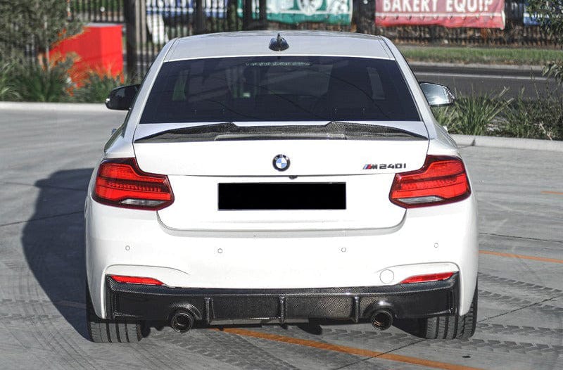 West Coast Euros Spoiler PSM Style High Kick Carbon Fiber Trunk Spoiler - F87 M2 / F22 2 Series