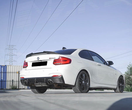 West Coast Euros Spoiler PSM Style High Kick Carbon Fiber Trunk Spoiler - F87 M2 / F22 2 Series