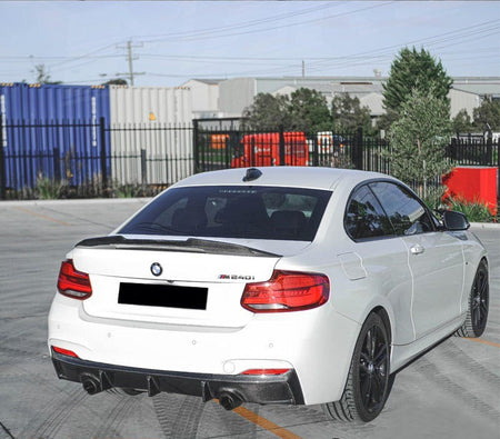 West Coast Euros Spoiler PSM Style High Kick Carbon Fiber Trunk Spoiler - F87 M2 / F22 2 Series