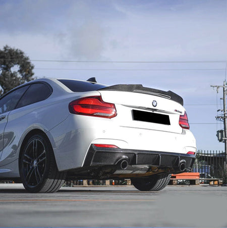 West Coast Euros Spoiler PSM Style High Kick Carbon Fiber Trunk Spoiler - F87 M2 / F22 2 Series