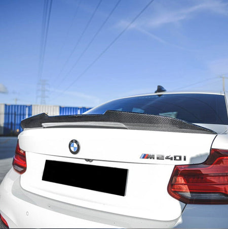 West Coast Euros Spoiler PSM Style High Kick Carbon Fiber Trunk Spoiler - F87 M2 / F22 2 Series