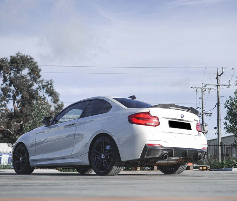 West Coast Euros Spoiler PSM Style High Kick Carbon Fiber Trunk Spoiler - F87 M2 / F22 2 Series