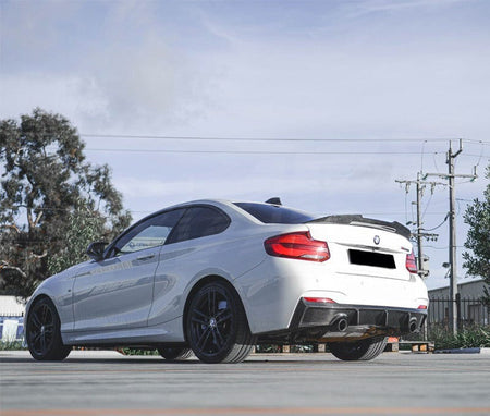 West Coast Euros Spoiler PSM Style High Kick Carbon Fiber Trunk Spoiler - F87 M2 / F22 2 Series