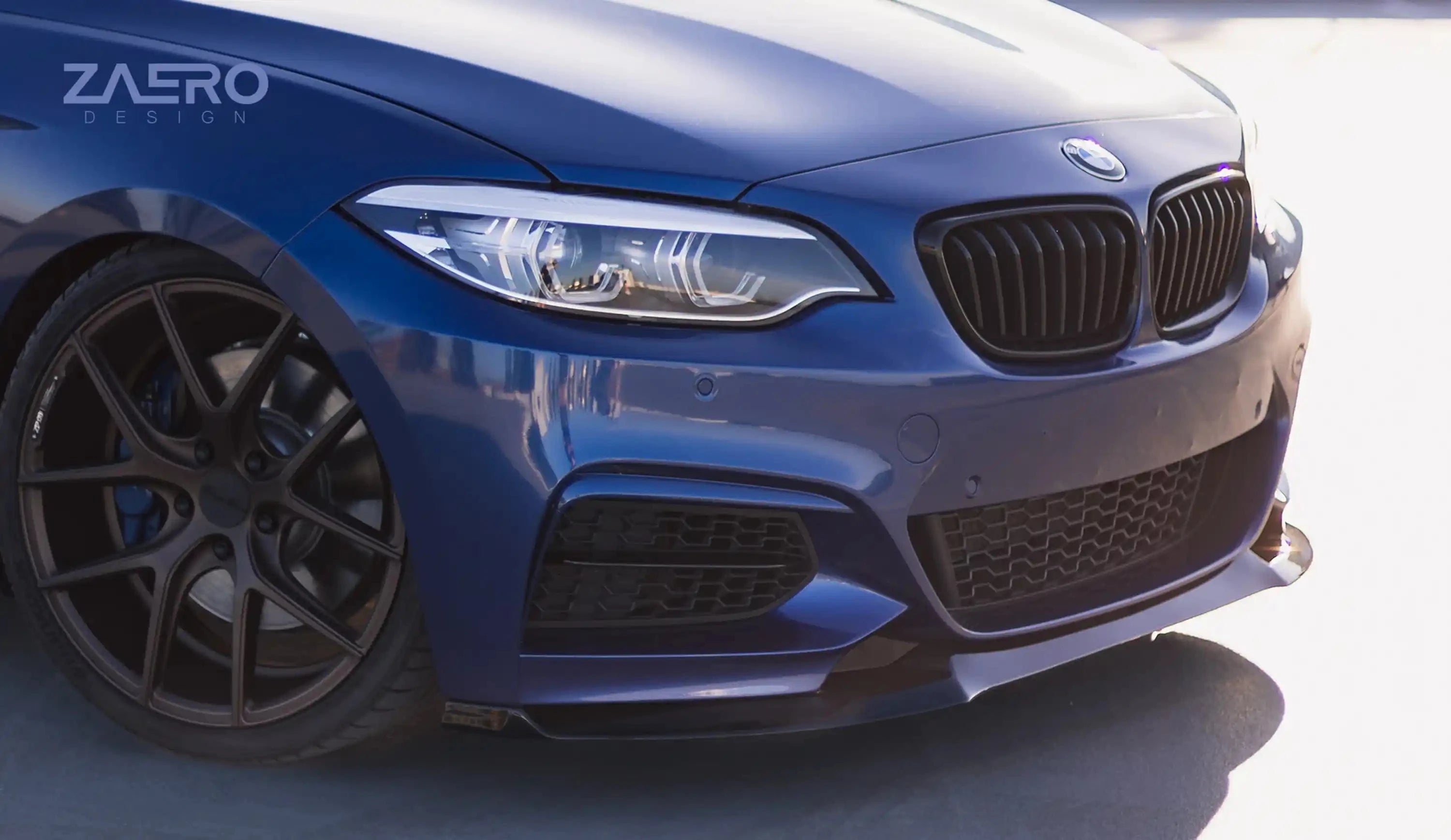 BMW 2er F22 Bodykit MP Style – Frontsplitter, Lippe & Heckdiffusor In Glanzschwarz (ABS Kunststoff) – NUR Für M-Sport