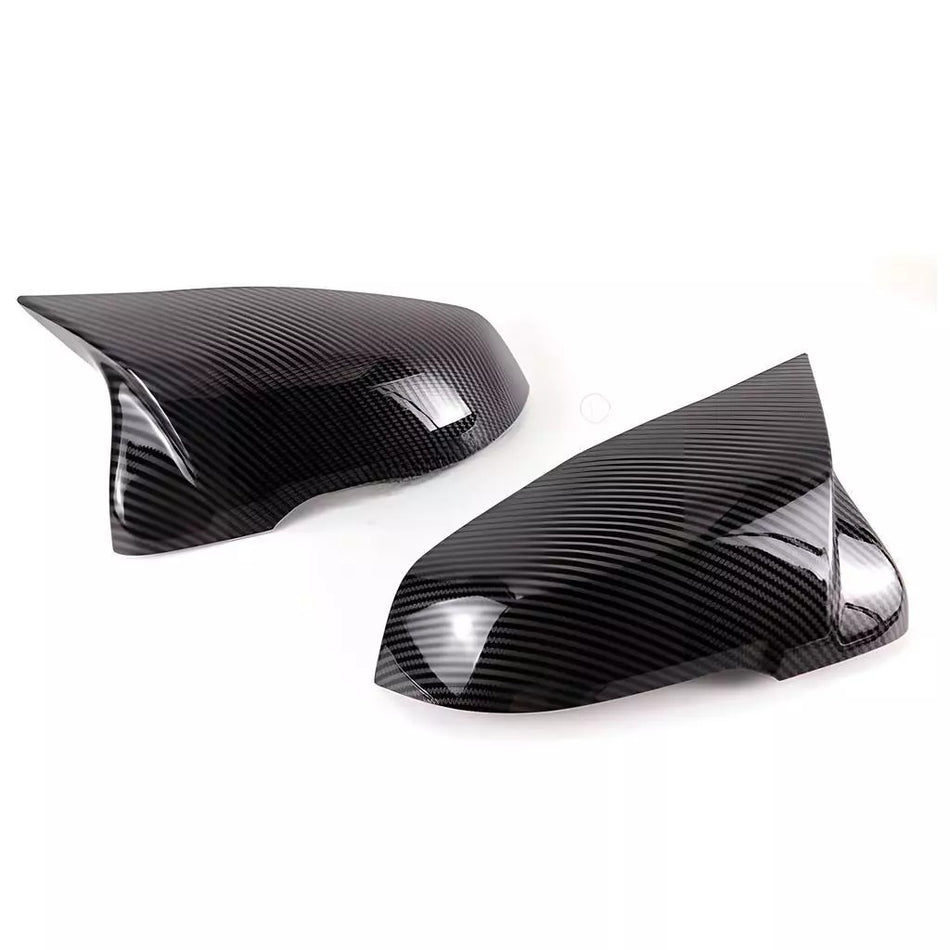 M Style Carbon Fiber Mirror Cap Replacmeents - A90 / A91 Mk5 Supra