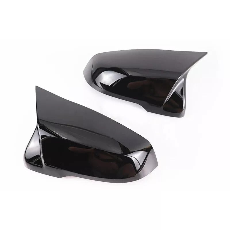 Gloss Black M Style Mirror Cap Replacements - A90 / A91 Mk5 Supra