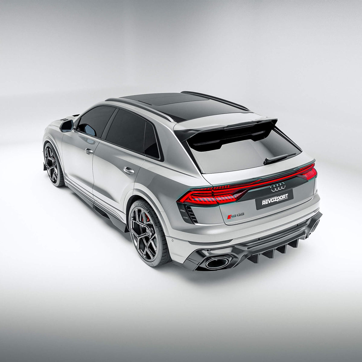 Audi RSQ8 Pre-LCI carbon fiber roof spoiler RevoZport