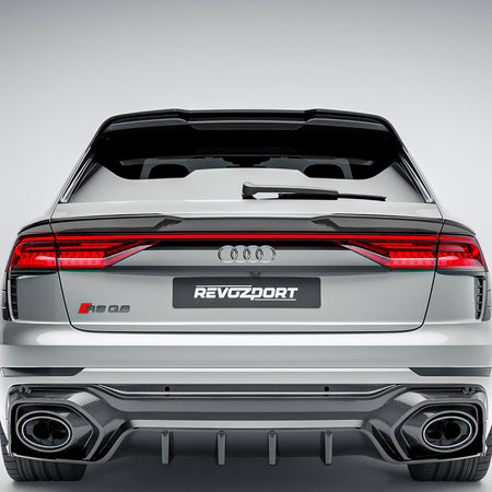 Audi RSQ8 Pre-LCI carbon fiber mid spoiler RevoZport