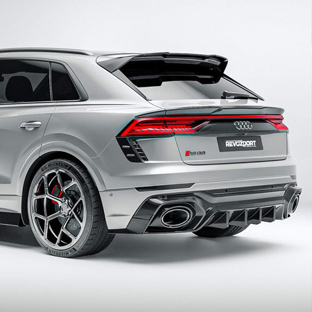 Audi RSQ8 Pre-LCI carbon fiber rear diffuser RevoZport