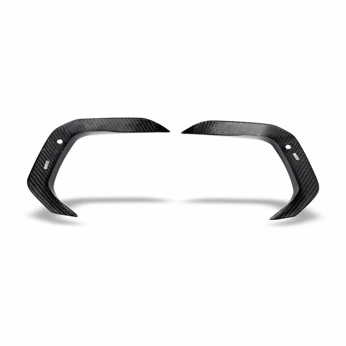 Revozport Misc. Exterior BMW X6M F96 PRE LCI Carbon Fiber Front Bumper Canards