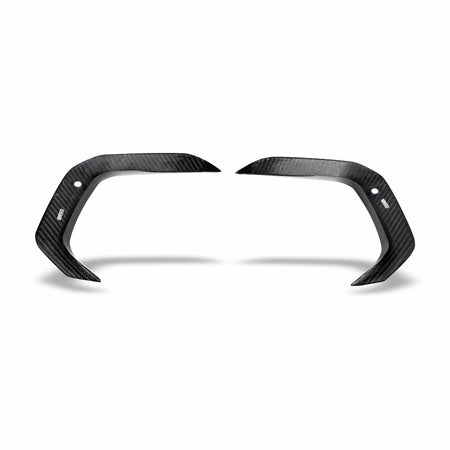 Revozport Misc. Exterior BMW X6M F96 PRE LCI Carbon Fiber Front Bumper Canards