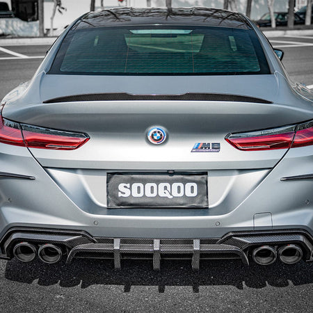SOOQOO Diffuser SOOQOO BMW M8 F93 Rear Diffuser In Prepreg Carbon Fiber