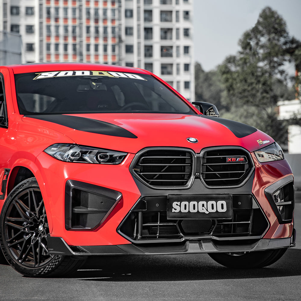 X6M F96 FACELIFT CARBON FRONT LIP