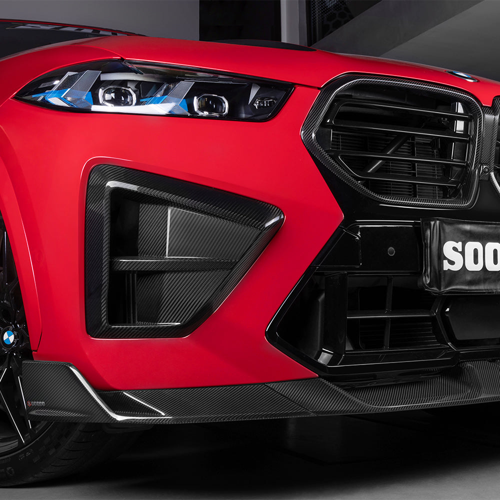 BMW F96 X6M LCI CARBON FIBER FRONT SPLITTER