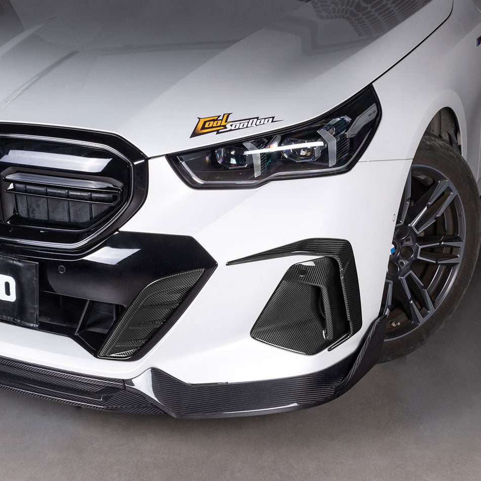5 SRERIES G60 CARBON FIBER FRONT BUMPER TRIM