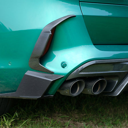 X5M F95 FACELIFT CARBON FIBER REAR BUMPER TRIM