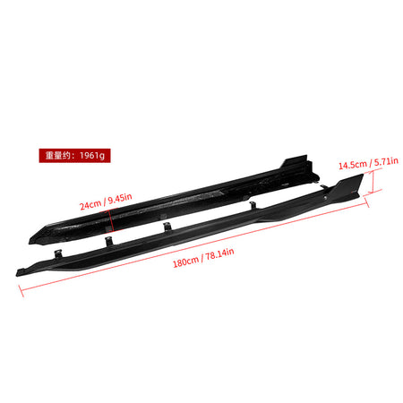 BMW X5M F95 CARBON FIBER SIDE SKIRT