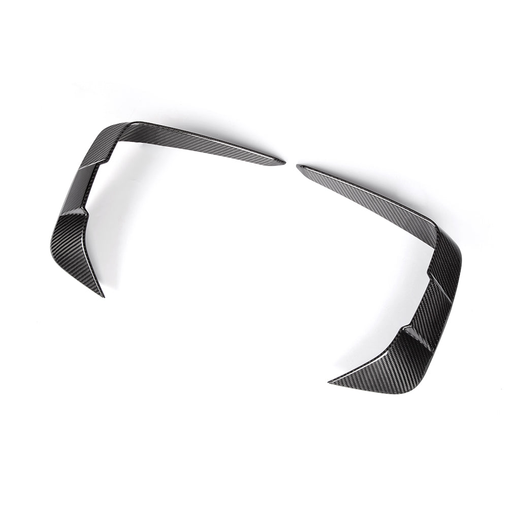 BMW G14 G15 G16 CARBON FIBER FRONT BUMPER TRIMS