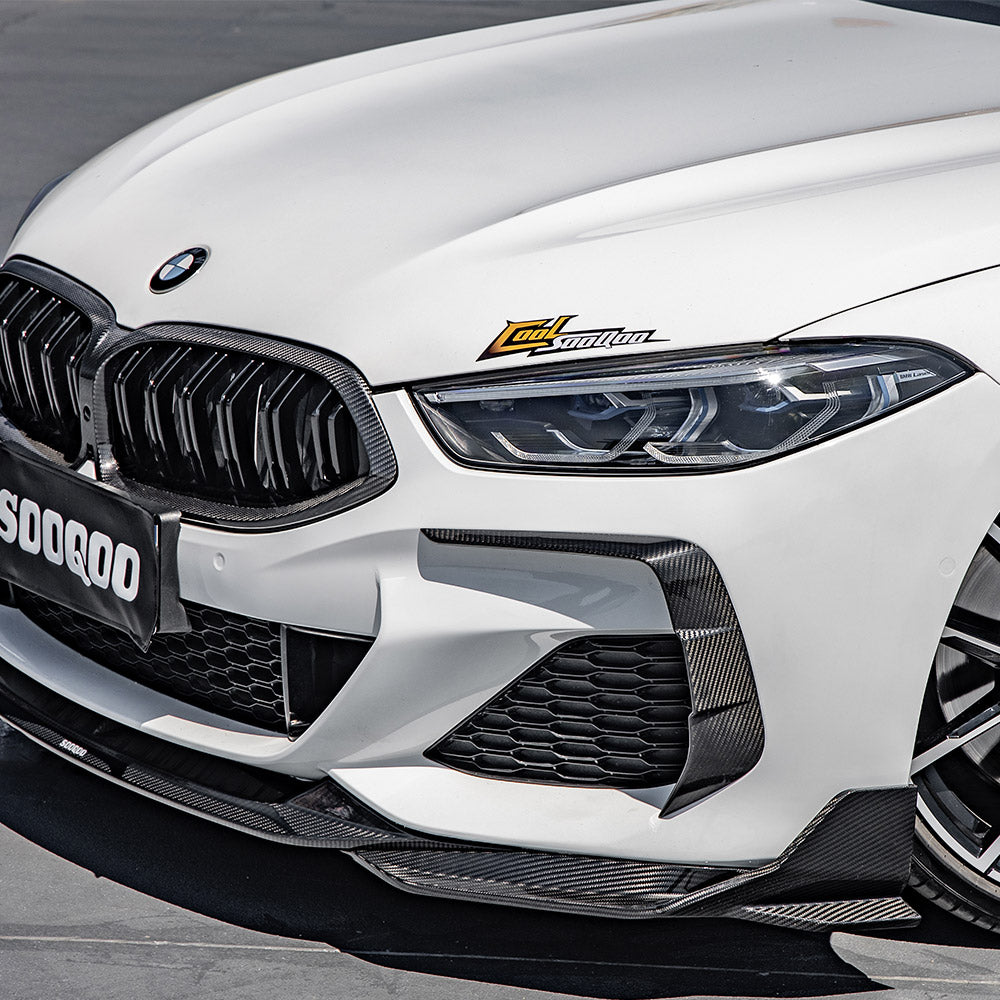 CARBON FIBER FRONT BUMPER TRIMS FOR BMW 8 SERIES G14 G15